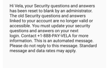 Reset Security Q&A