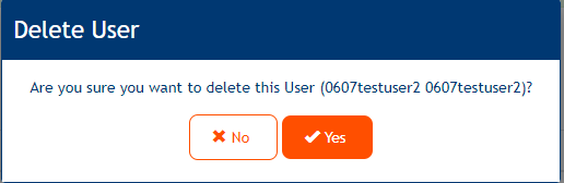 Delete User